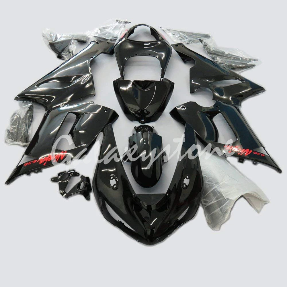 Для Kawasaki Ninja ZX6R 636 2005 2006 05 06 литья под давлением обтекателя Kit | Автомобили и