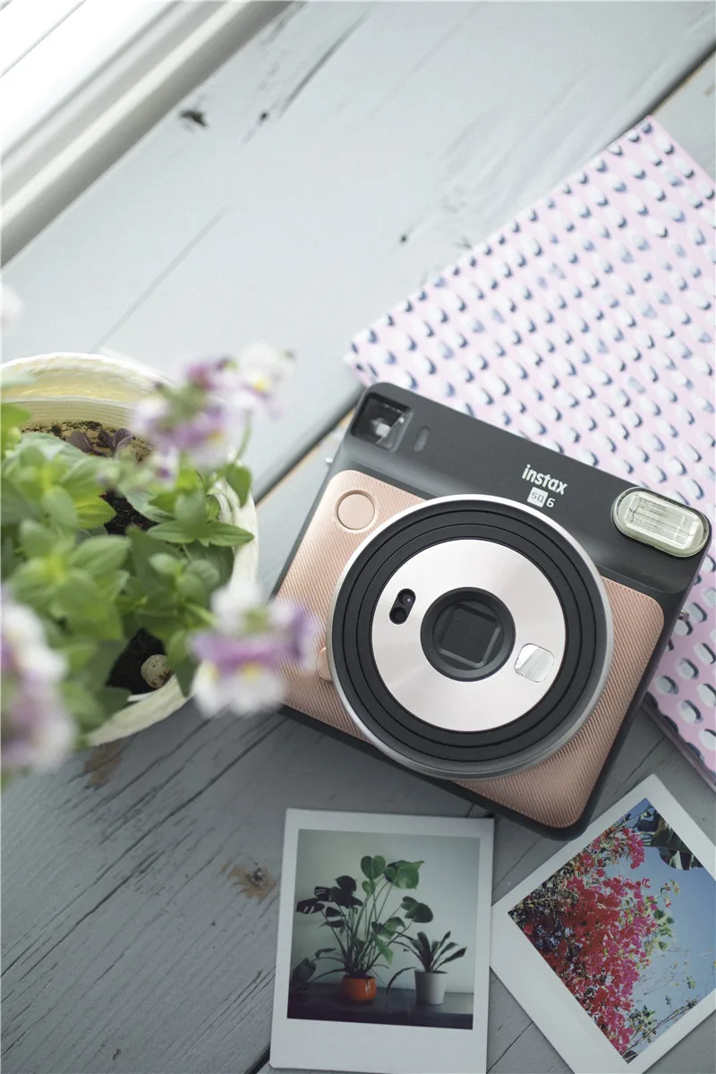 Fujifilm Instax квадратная SQ6 мгновенная пленка фото камера Румяна золото графит серый жемчуг Белый для Polaroid мгновенная фото пленка