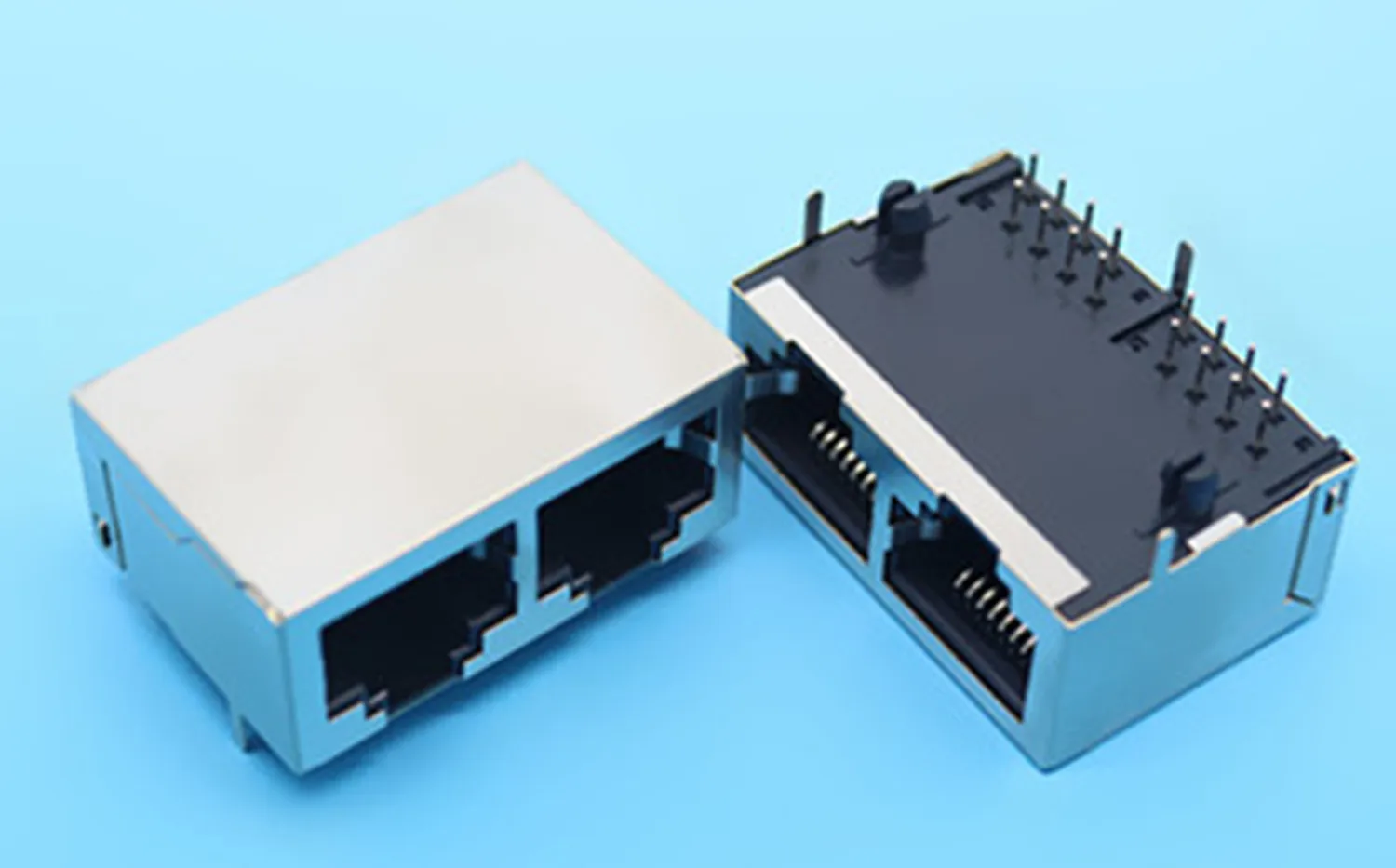 2 шт. RJ45 1X2 разъем под углом 90 градусов правый угол PCD экранированный сетевой