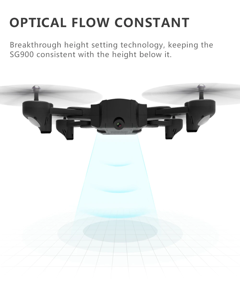 Дрон SG900 с камерой HD 720P Профессиональный FPV Wifi Радиоуправляемый Дрон с фиксированной точкой удержания высоты слежения за мной Дрон Квадрокоптер VS SG900S F196