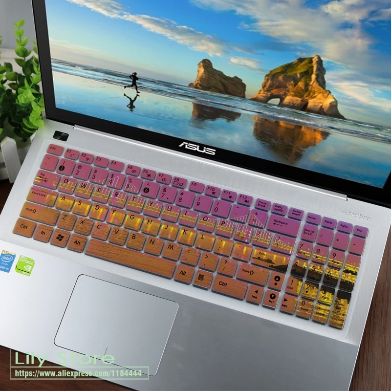 15 дюймов ноутбук крышка клавиатуры протектор для Asus X550LC X550LD X550LDV X550LN X550LNV X550VB X550VC