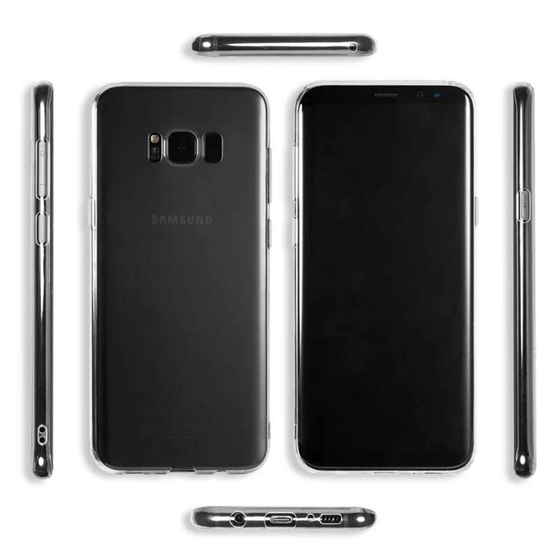 Для samsung Galaxy M10 M20 M30 A6 A7 A8 плюс 2018 S8 S9 J3 J7 J8 чехол мягкий ясно силиконовые задняя