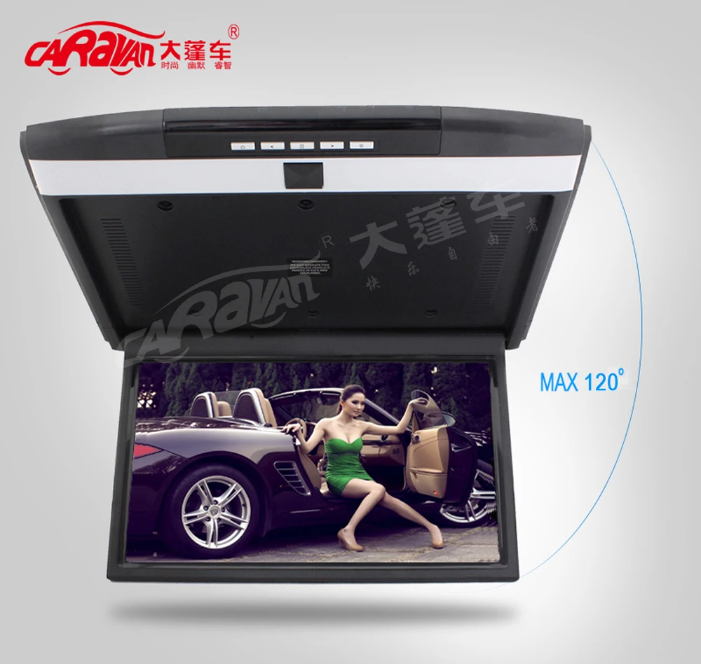 Караван полный 17.3 &quotавтомобиль флип Пух Мониторы крыше Авто накладные 16:9