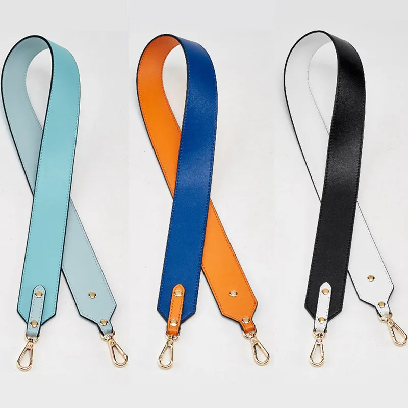 

Bag Accessory Color Handles For Handbags Strap You Leather Handles For Bags Shoulder Strap Rivets bag Famous Brand Strap