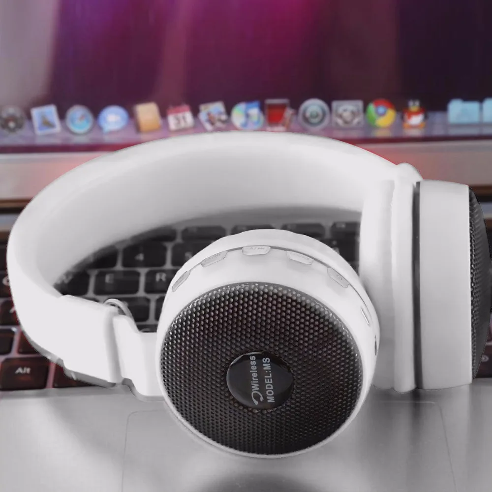 P47 Bluetooth стерео наушники светодиодный беспроводной гарнитура складные спортивные наушники с микрофоном Поддержка FM радио TF карта