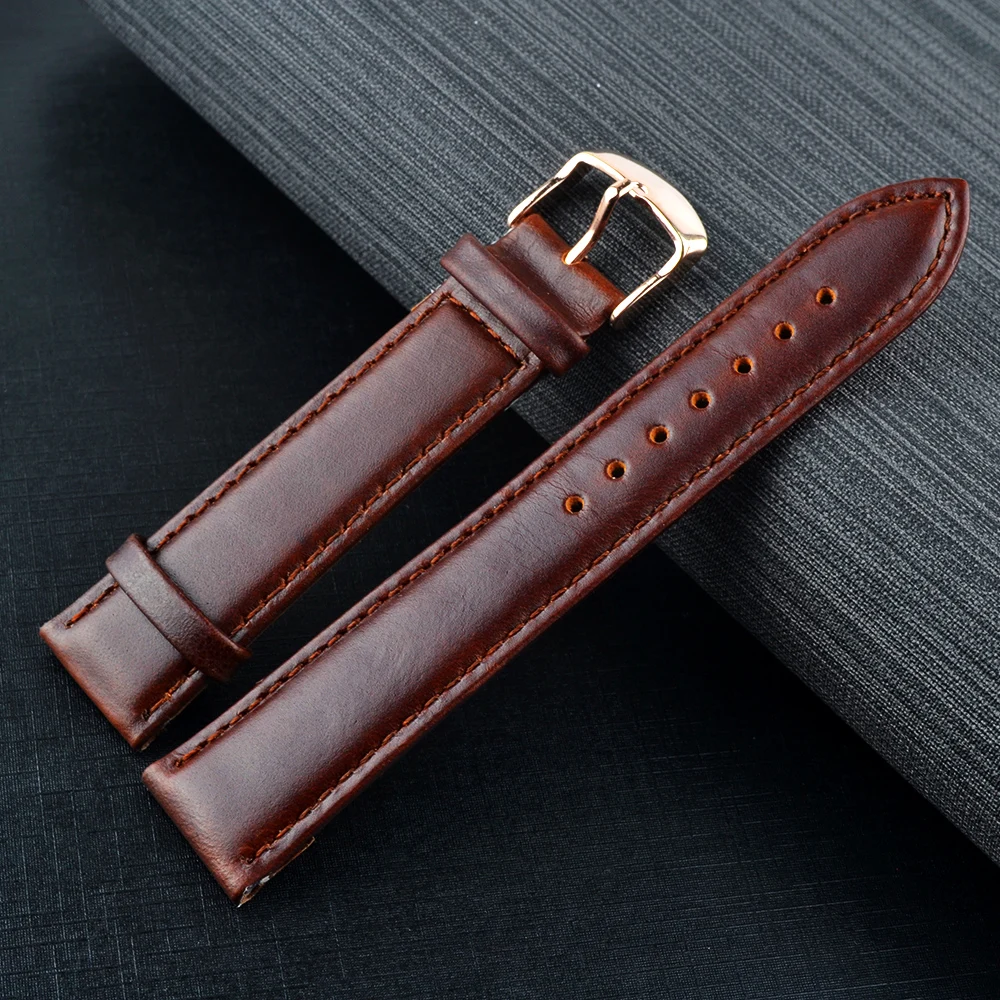 Высококачественный ремешок из натуральной телячьей кожи для часов daniel wellington, ремешок для DW, аксессуары для мужчин и женщин, ремешок для часов