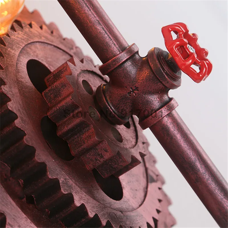 Винтажный промышленный настенный светильник в стиле ретро для кафе ресторана