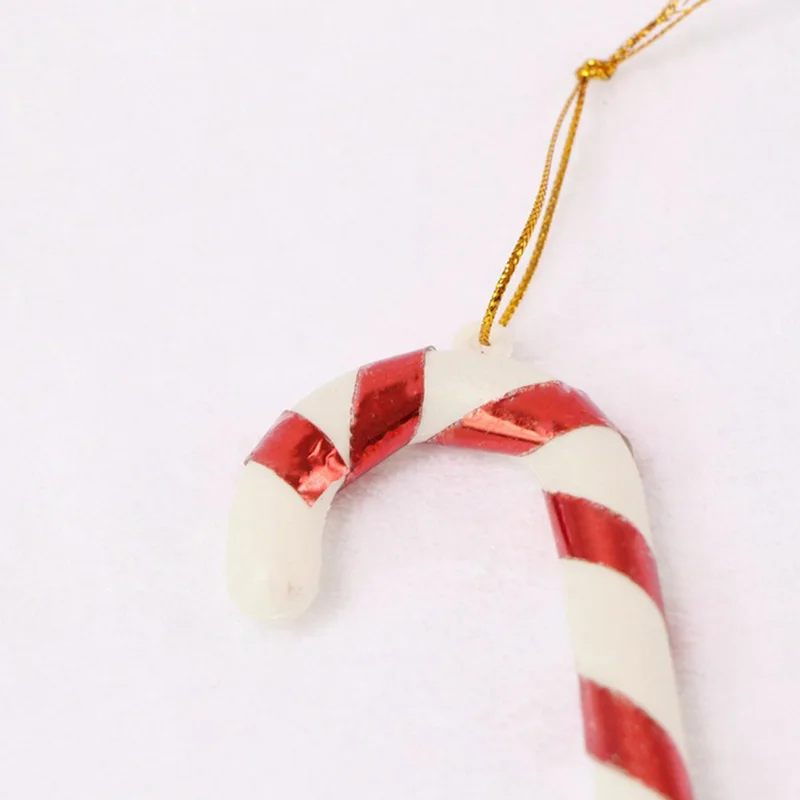 6 шт./лот рождественские украшения Цвет Санта акриловый костыль елочные navidad