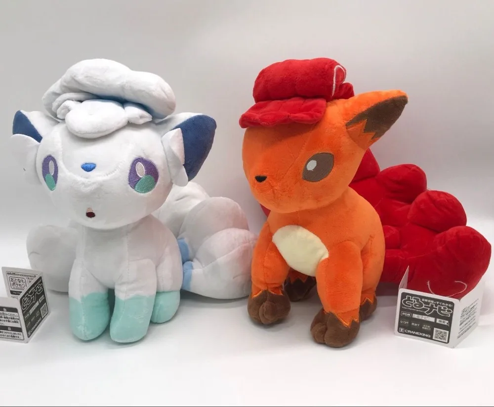 2X Vulpix Alolan плюшевый вульпикс мягкая игрушка кукла Тедди чучело 12&quot|Персонажи