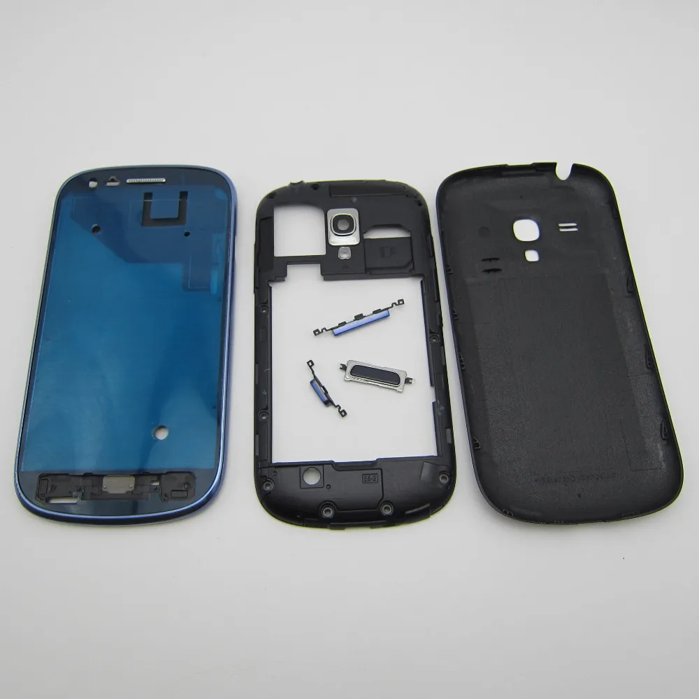 Замена для samsung Galaxy S3 мини Полный Корпус запасных частей на i8190 спереди ЖК дисплей