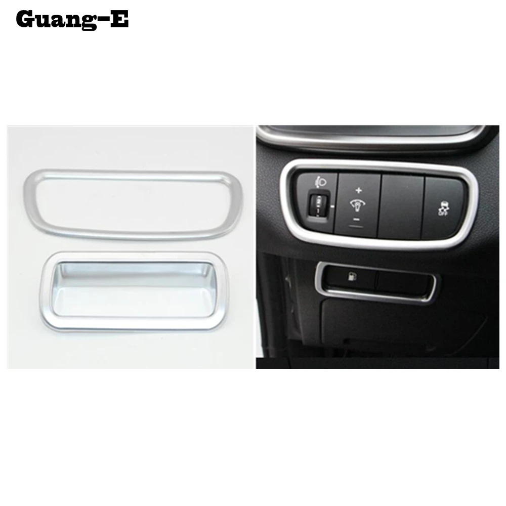 Car detector stick styling cover ABS Chrome front head light switch trim frame lamp 2pcs For Kia Sorento L 2015 2016 2017 | Автомобили и