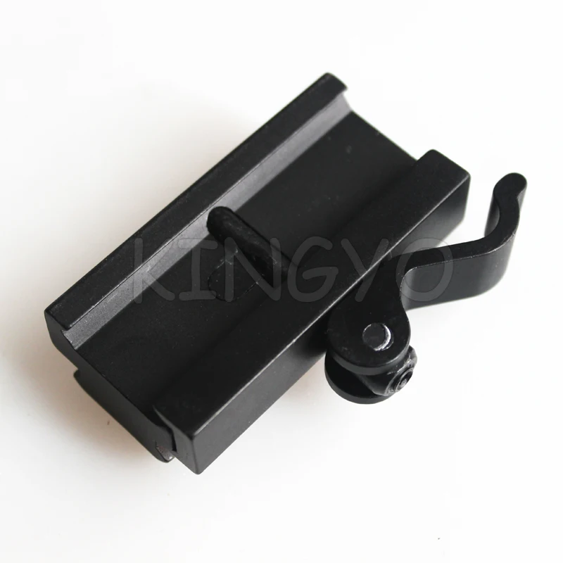 Quick Release Low Profile Riser Block Picatinny Rail Mount Adapter 20mm Hunting | Спорт и развлечения