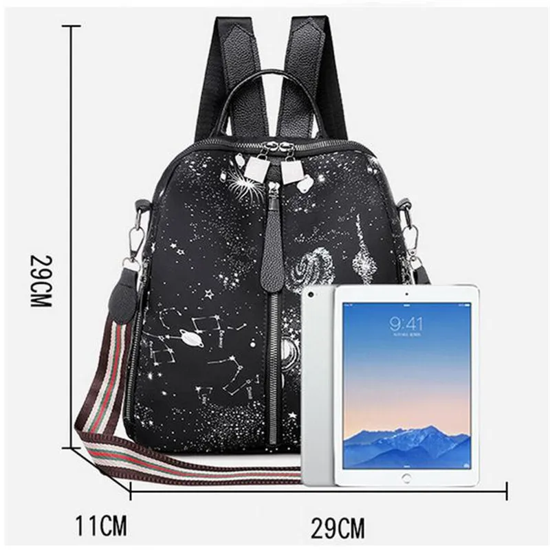 Женский рюкзак из искусственной кожи модный дорожный на плечо для девушек 2019 |