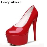 the new spring and summer high heeled shoes with a fine and comfortable t 16cm nightclub hentian high women shoes