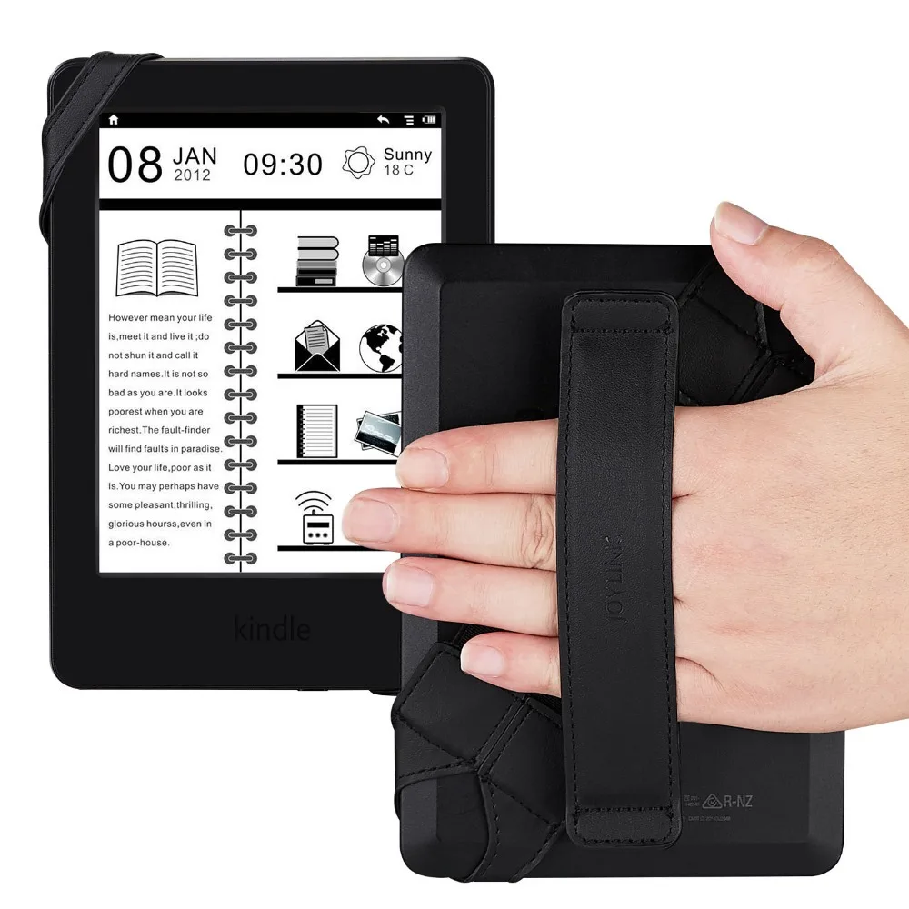 

Tablet Stand Holder for iPad Kindle Fire 6 7 inch Joylink 360 Degrees Swivel Generic Hand Strap Leather Handle Grip Elastic Belt