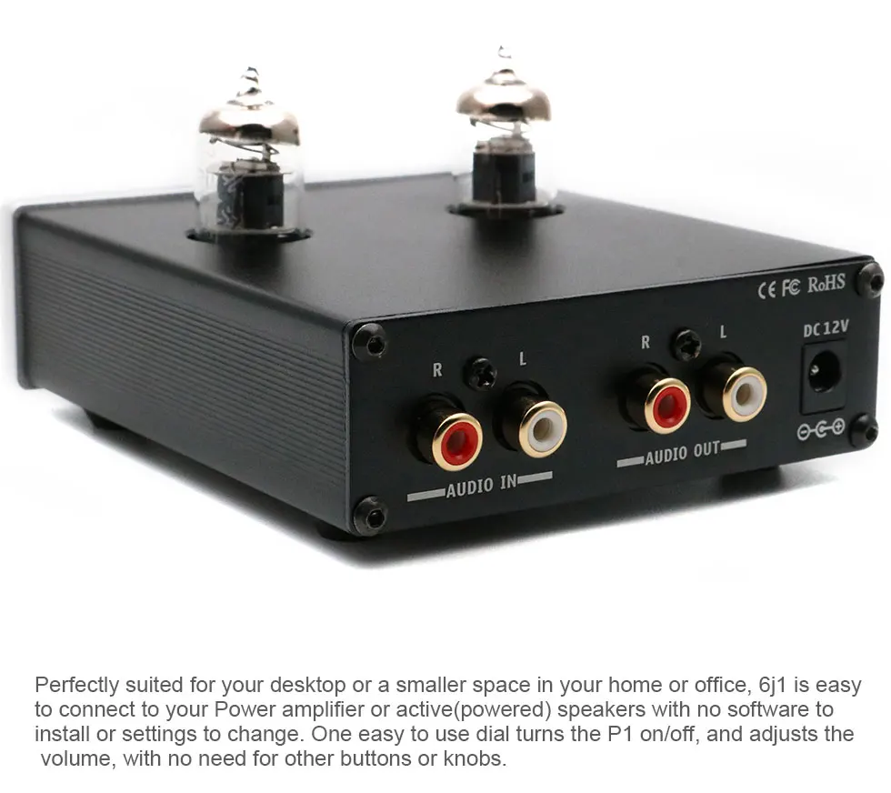 Dilvpoetry 6K4 встроенный ламповый усилитель HiFi TPA3116D2 вакуумный ламповый усилитель стерео аудио предусилитель 6J1 ламповый усилитель для дома