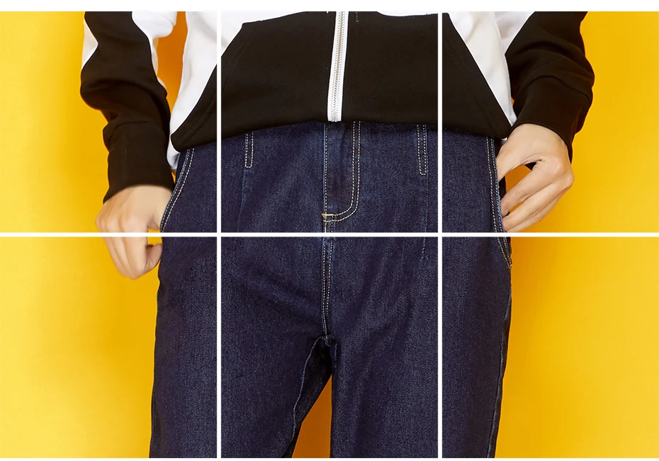 LEIJIJEANS, Новинка осени, повседневный стиль размера плюс L-6XL, темно-синий деним, классика, средняя талия, полная длина, свободные женские джинсы-шаровары 7288