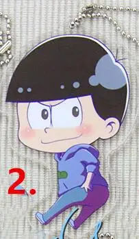1 шт. Osomatsu-san Mr osomatsu san Karamatsu Osomatsu Karamatsu Choromatsu акриловый брелок для ключей сумка Подвеска для телефона коллекционная - Цвет: 2