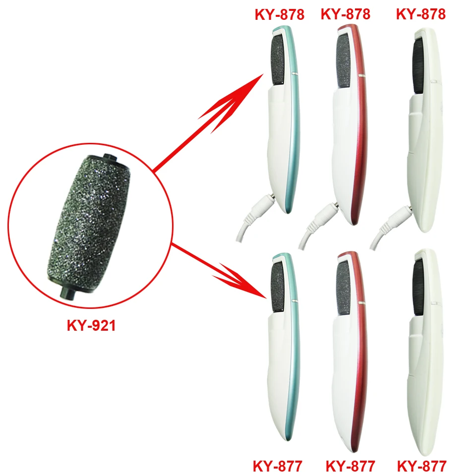 4 шт. Черный инструмент для ухода за ногами Инструменты педикюра роликовая