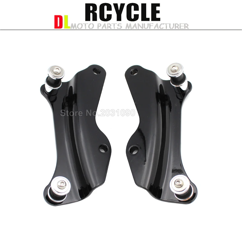 Мотоцикл 4 точечный док Аппаратный комплект Sissy бар крепление спинки Кронштейн