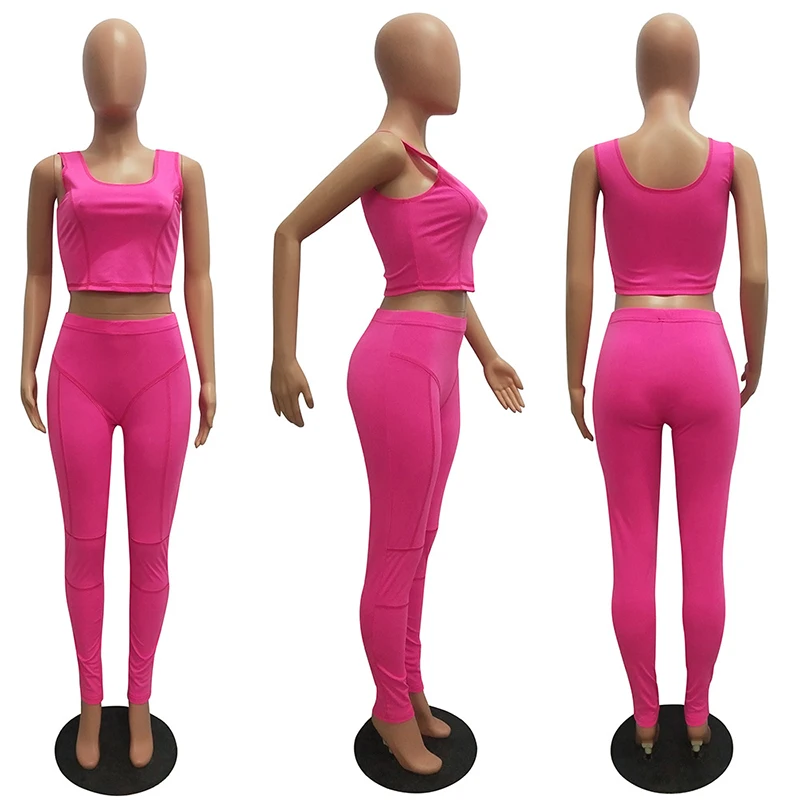 Комплект из двух предметов укороченный топ для тренировок спортивный костюм