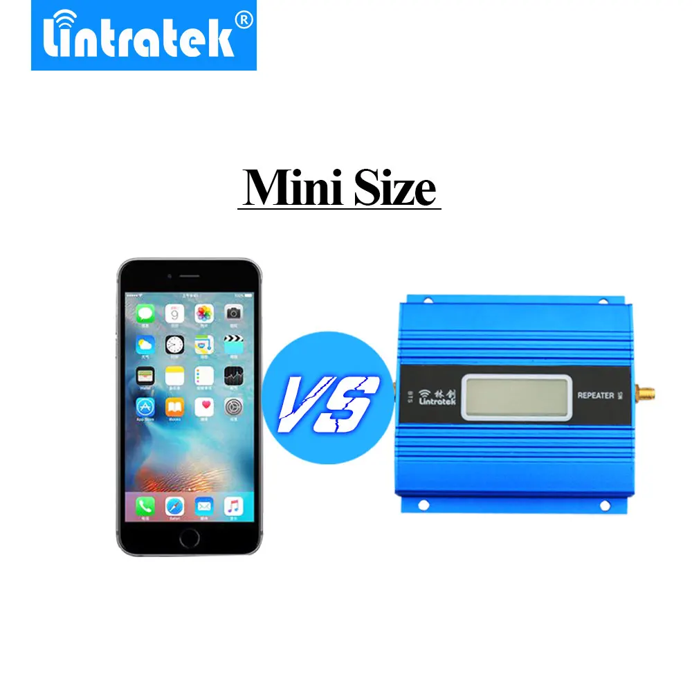 Lintratek lcd дисплей Мини GSM повторитель 900 МГц мобильный телефон GSM 900 Усилитель сигнала Усилитель+ антенна Яги с кабелем 10 м