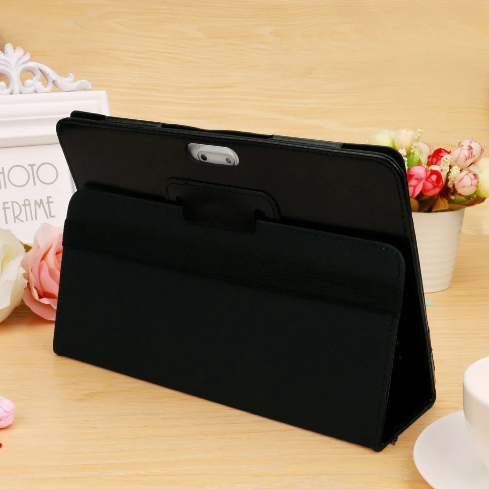 Защитный универсальный кожаный чехол книжка с подставкой для 10 1 дюймового