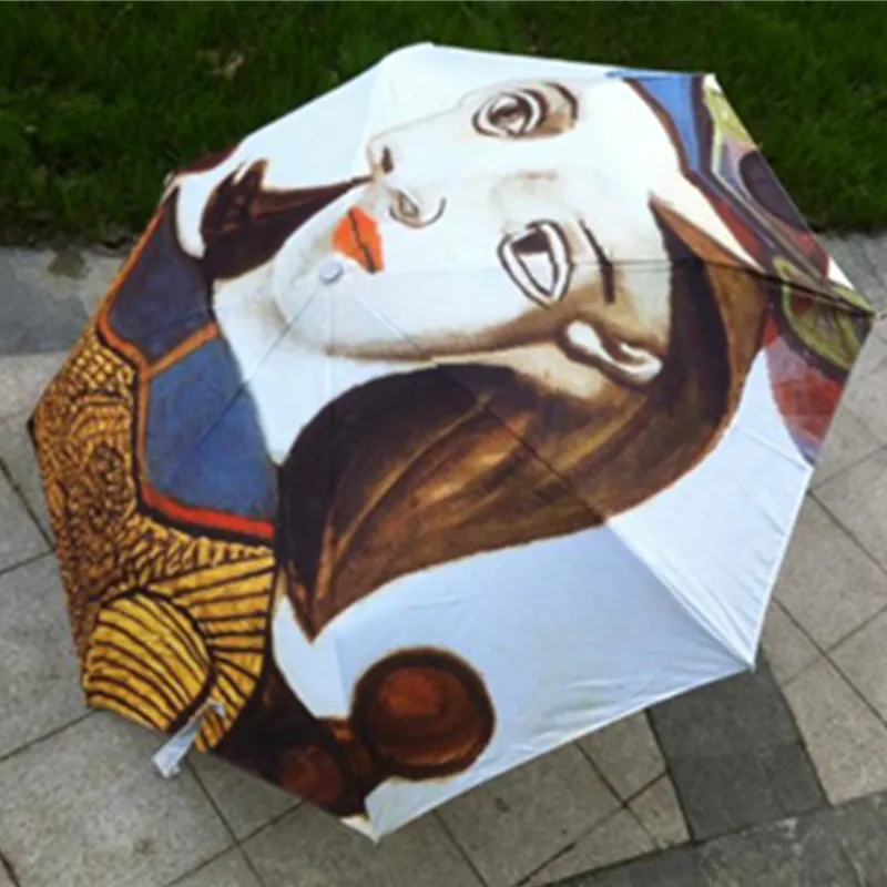 Бренд складной зонт женский ветрозащитный Paraguas Picasso картина маслом зонтик дождь женские качественные Зонты высокое качество