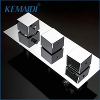 kemaidi thermostatic 3 ways wall mounted bathroom shower mixing valve mixer shower faucets valve bath shower faucet mixer valve