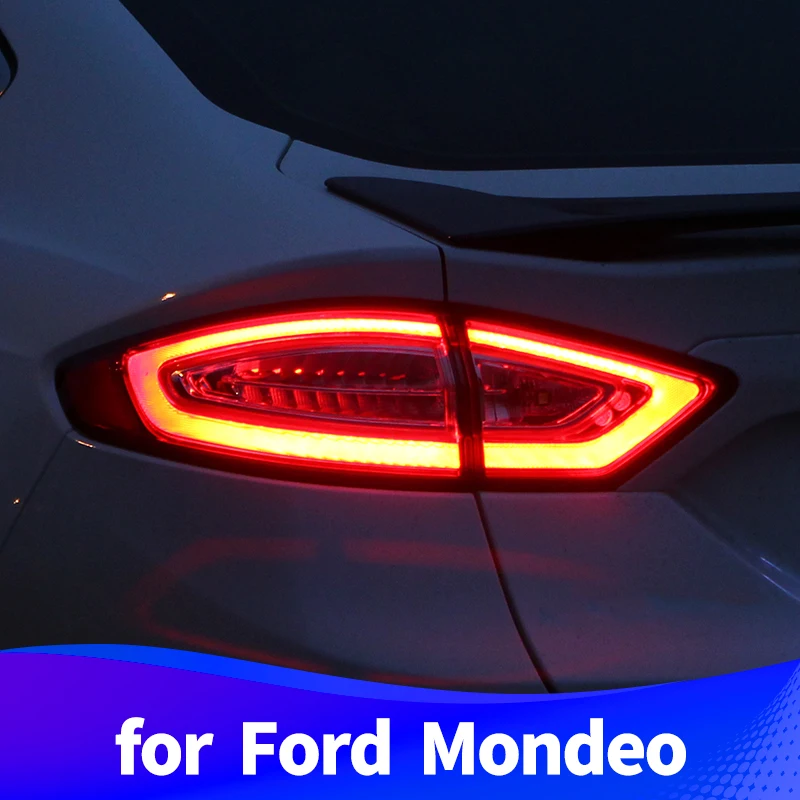 Хвост светильник для Ford Mondeo Mk5 2013 2017 Fusion светодиодный Бег туман Реверсивный