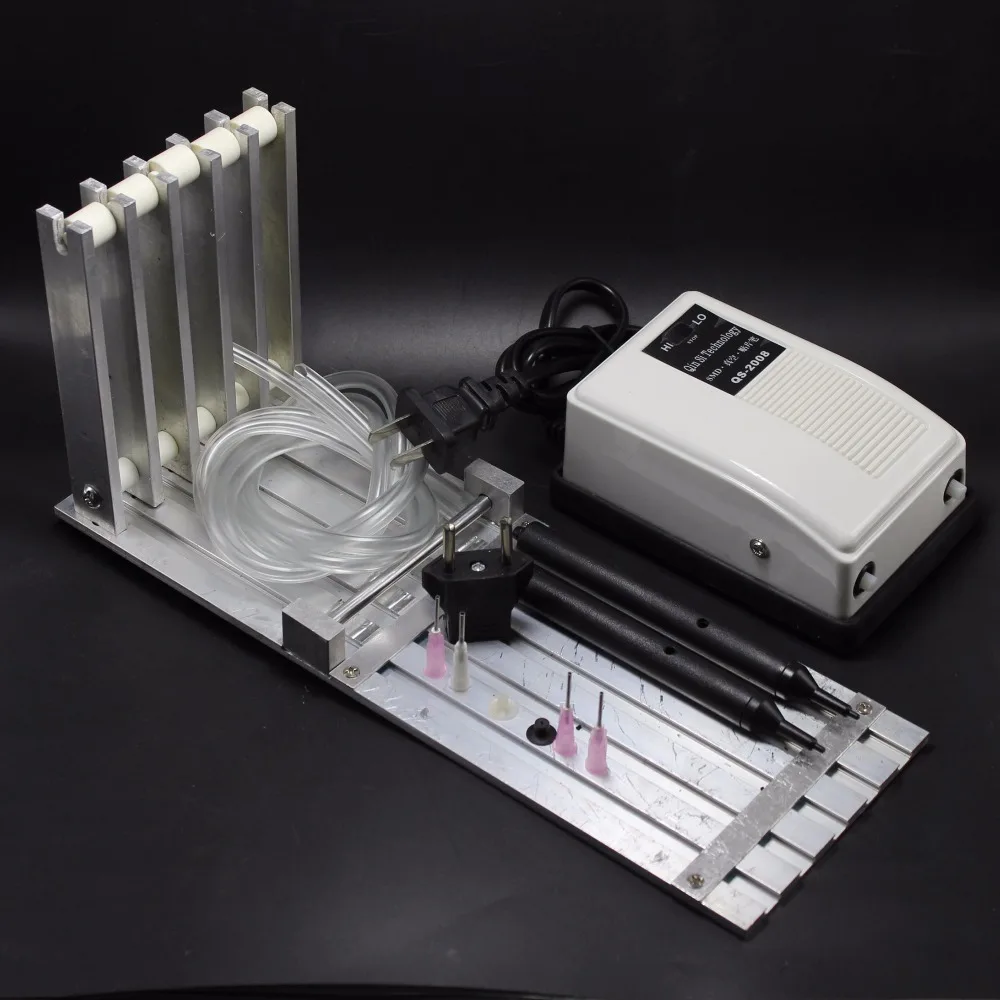 

Five slots SMT component placement machine feeder rack manual feed SMT SMD five slot rack+QS-2008 vacuum suction pen