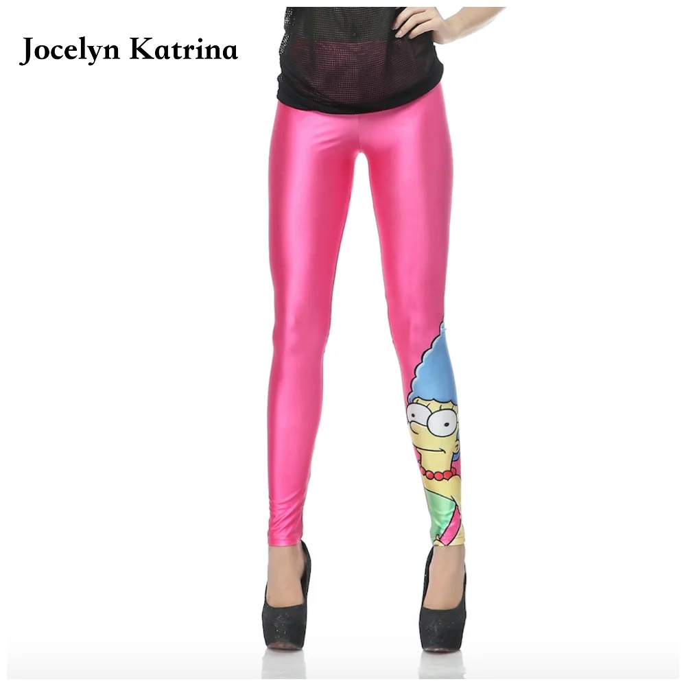 Jocelyn Катрина Осенние новые прямые с фабрики Цифровые Леггинсы 3D принтом