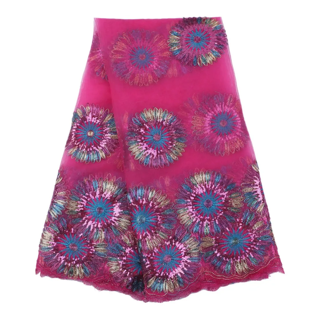 Дешевые Цены Африканский Французский шнурок ткань С Вышивкой Высокого качества