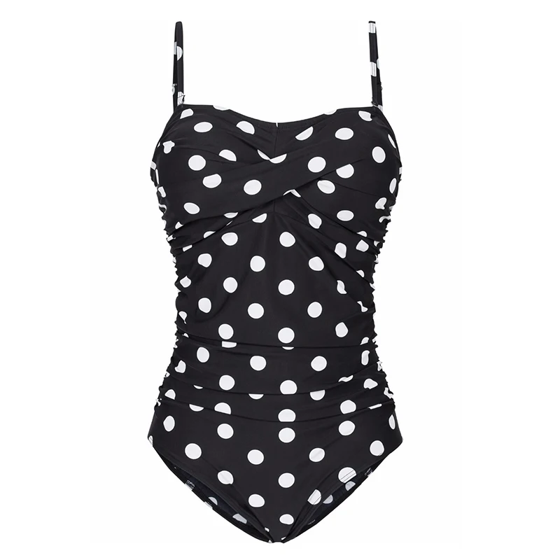 До 4XL Пюс Размеры Стройнить Фигуру Закрытый Купальник Пуш ап 2018 Новая Коллекция