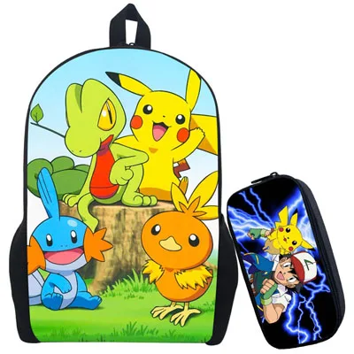 POKEMON Ash Ketchum рюкзак для подростков девочек мальчиков школьные сумки Pikacun детские школьные рюкзаки Pokeball Дети Лучшая подарочная сумка - Цвет: Серый