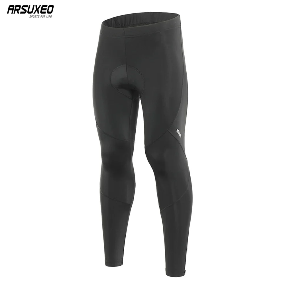 

ARSUXEO Men's S Cycling Pants with 3D padded Cycling Compression Tight MTB Bike Bicycle Pant Breathable Quick Dry 18C92