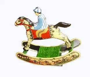 free shipping the generation after 80s nostalgia toys iron sheet Rocking Horse retro and enshrine drop | Игрушки и хобби
