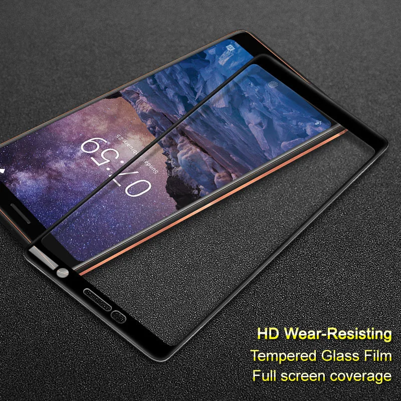 Baixin tempered glass for Nokia 7plus ultra thin 2.5D 9H screen protector anti-scratch film | Мобильные телефоны и