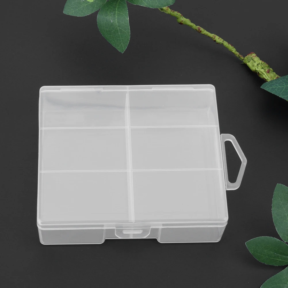 Plastic Battery Storage Case High Transparent Container PP Batteries Box Holder for Maximum 24 X AA |