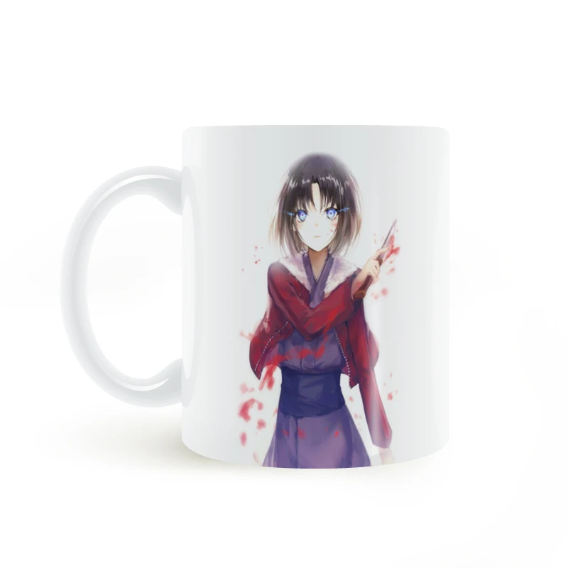 Ryougi Shiki аниме Kara no Kyokai сад грешников кружка кофейное молоко творческая
