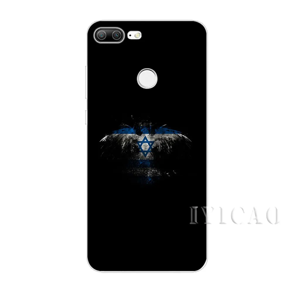 IYICAO Флаг Израиля футляр для huawei Honor Play Примечание 10 6A 6C 7A Pro 7C 7X 8C 8X8 9 Lite