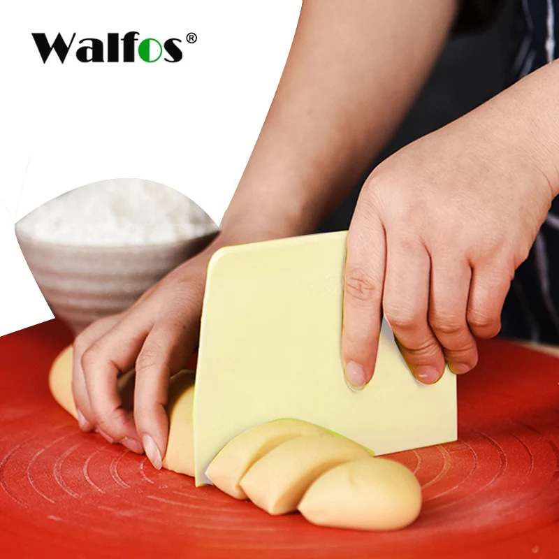 Скребок для теста WALFOS сливочный Гладкий шпатель торта инструмент выпекания