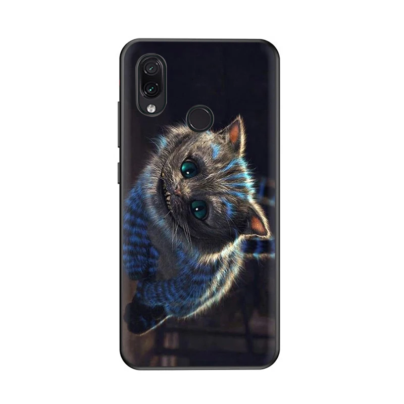 B1 Alice in Wonderland Cheshire Cat Silicone phone case for Xiaomi Redmi 4A 4X 5 6A Pro 7 GO Note 5 6 7 8 Pro 7A K20 Pro - Цвет: B1