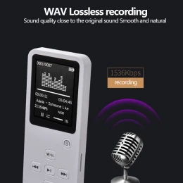 Bluetooth MP4 плеер 4 8 16 32 Гб Поддержка TF карты FM Электронная книга ПЕДО метр Часы Портативный 1,8 ''экран динамик HiFi Звук MP3 плеер