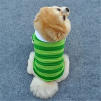 springsummer classic pet dog vest t shirt striped dog shirt xs xxl pet clothes for dogs cats puppy dog clothes wholesale
