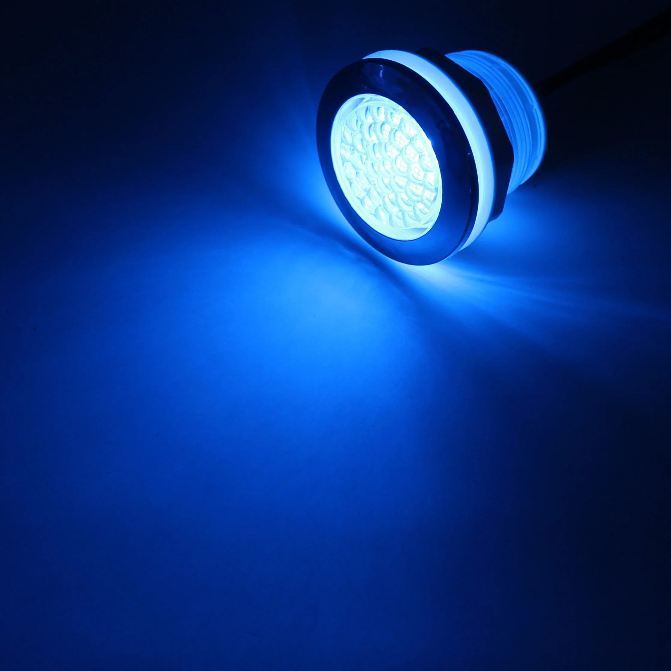 Водонепроницаемая светодиодная лента RGB подводный светодиодный освещение для ванной светодиодный гидромассажная ванна лампа Размер отверстия 53-55-60-64mm Светодиодная лампа для спа 2-шпильки кабель изменяемый цвет