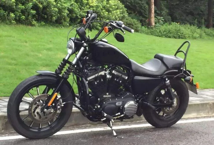 Мотоцикл черный Задний пассажирская спинка для Harley Sportster XL883 1200 48 2004- 2013 2012 2011 2010