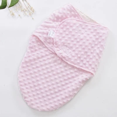 pink2 Флисовое детское одеяло для новорожденных; пеленка для новорожденных; мягкое зимнее детское постельное белье; одеяло для новорожденных; спальный мешок для новорожденных от 0 до 18 месяцев - Цвет: pink2