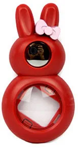 Red Камера FUJIFILM Instax Mini 8 Mini 7s Китти милый кролик стиль Автопортрет Зеркало крупным планом объектив селфи для мгновенной камеры - Цвет: Red