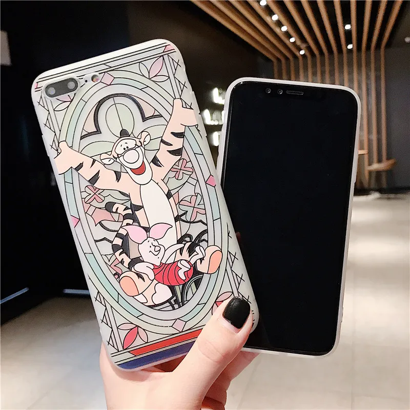 Monsters University Soft Phone Case for iPhone 6 6s X XR XS MAX Cute Tigger 8 7 plus TPU Cover |
